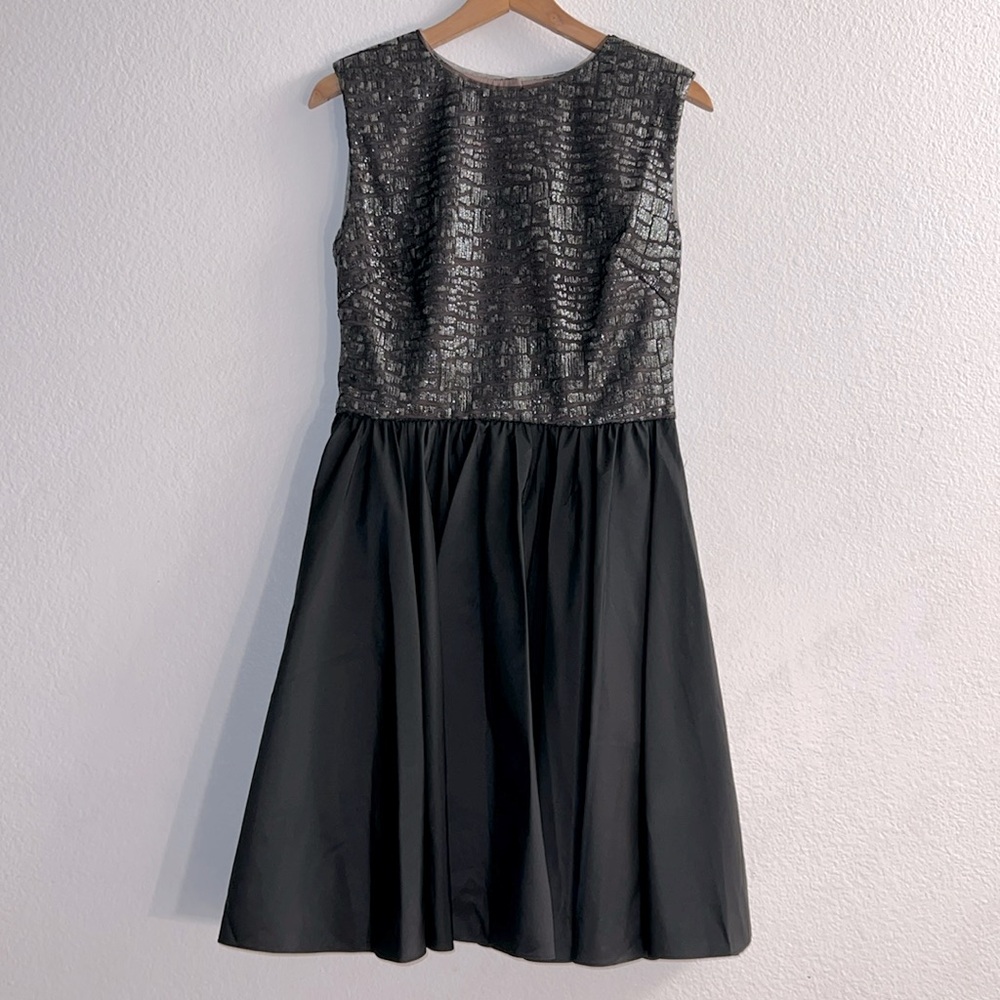 New Vera Wang Black Sleeveless Sequins Dress Size 8